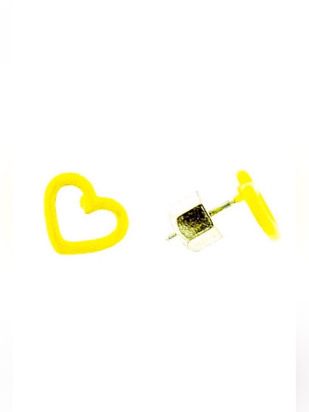 - Marc Jacobs Yellow Heart Earrings! NEW!